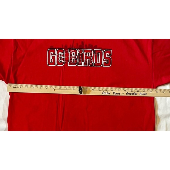St. Louis Cardinals Go Birds Big Time Fan Size XL Red Double‎ Sided Graphic MLB - Picture 5 of 7